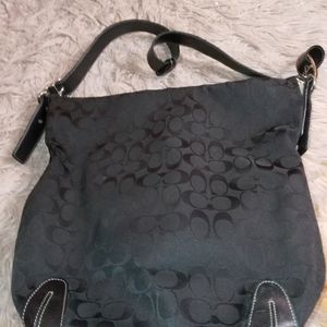 Black coach purse